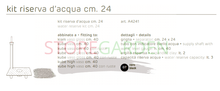 Carica l'immagine nel visualizzatore di Gallery, KIT RISERVA D'ACQUA EURO3PLAST