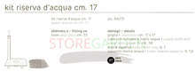 Carica l'immagine nel visualizzatore di Gallery, KIT RISERVA D'ACQUA EURO3PLAST
