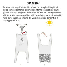 Carica l'immagine nel visualizzatore di Gallery, VASO ALTO KUBE HIGH SLIM