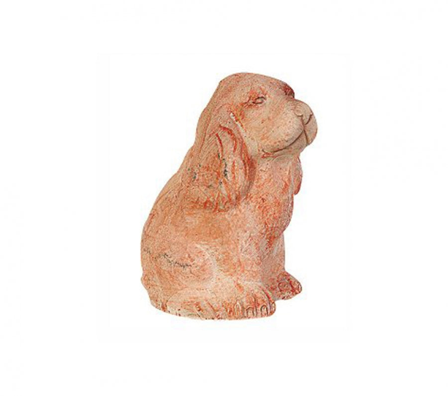 CANE SEDUTO IN TERRACOTTA