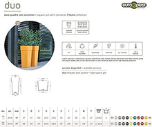 Carica l&#39;immagine nel visualizzatore di Gallery, VASO CON CONTAINER DUO QUADRO
